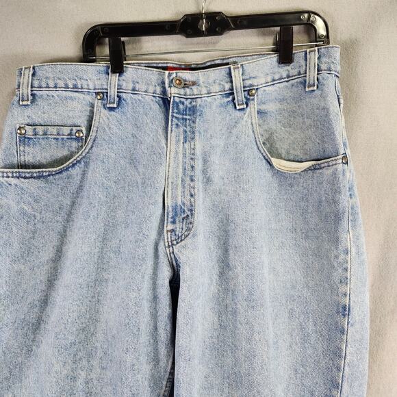 Levis SilverTab Loose Fit Men's Jeans Light Wash W36 L34 100% Cotton Made In USA - Picture 9 of 9